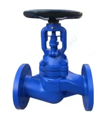 Клапан запорный чугун Ду 100 Ру16 Тмакс=300 оС фл сильфонный Benarmo 1