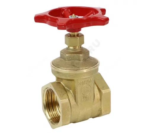 Задвижка клиновая латунь R55 Ду 10 Ру16 ВР маховик Giacomini R55Y002