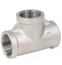 Тройник сталь нерж Ду 20 (3/4") ВР Benarmo