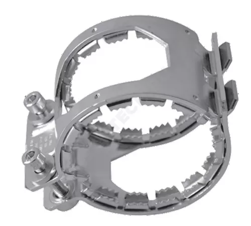 Хомут сталь SML Kombi Kralle Ду 100 усиливающий Contec NR-405100