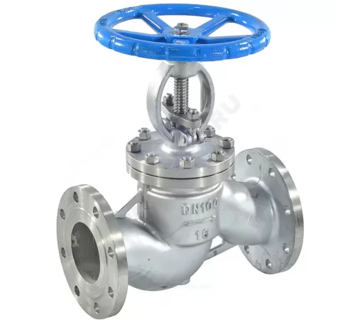 Клапан запорный нерж 15нж65нж Ду 40 Ру16 Тмакс=250 оС фл WGCN