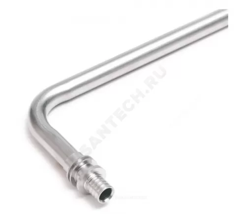 Угольник для подключения радиатора аксиальный нерж Дн 20х15 L=250мм RAUTITAN Рехау 11096681001