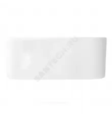 Умывальник мебельный Infinity SLF 60 1 отверстие под смеситель по центру белый Sanita Luxe WB.CT/Infinity/60-C.Shelf/WHT.G/S1