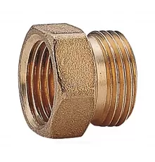 Переход латунь Ду 15х16 (1/2") ВР/НР R180FR Giacomini R180RY055