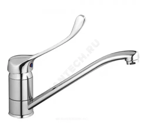 Смеситель для кухонной мойки хирургический локтевой одноручный Haiba HB4254