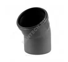 Отвод НПВХ серый Дн 110х87гр б/нап в/к Хемкор 2391030