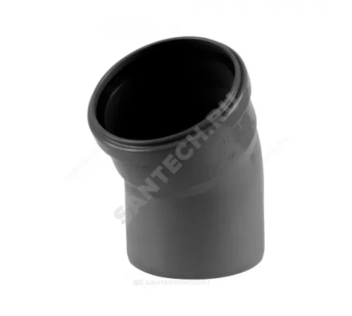 Отвод НПВХ серый Дн 50х87гр б/нап в/к Хемкор 2391028