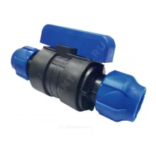 Кран шаровой компрессионный Дн 25х25 Ру16 VALFEX 121001232525