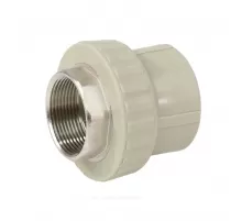 Муфта PP-R комбинированная под ключ серая Дн 110х4" ВР VALFEX 10134110Г