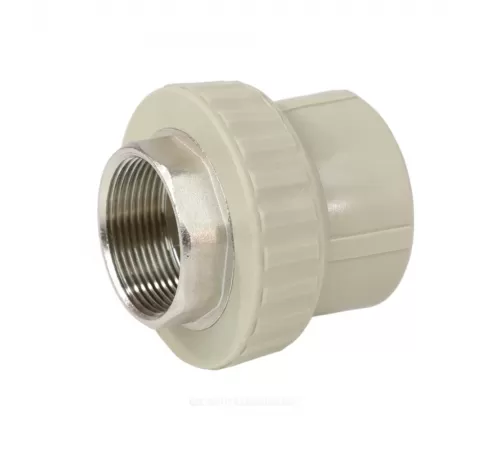 Муфта PP-R комбинированная под ключ серая Дн 110х4" ВР VALFEX 10134110Г