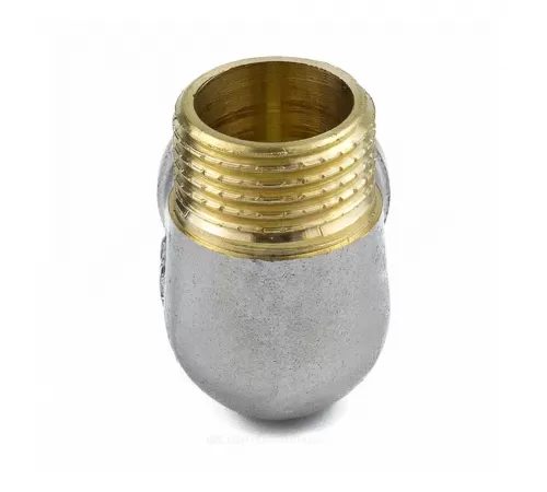 Угольник латунь никель Ду 25 (1") ВР/НР 9002 ГОСТ 32585-2013 Aquasfera 9002-03