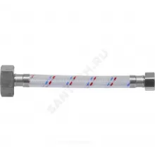 Подводка гибкая для воды нейлоновая оплетка ГИГАНТ 1"-1/2" г-г L=0.2м Центр Сантехники (Подольск) ГП002346