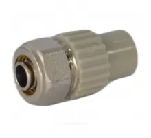 Ниппель PP-R комбинированный серый Дн 20х16 наруж пайка/обжим для PE-X/PE-RT труб VALFEX 10142016Г