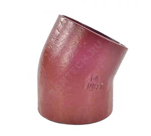 Отвод чугун SML Ду 150х30гр б/растр SGACX