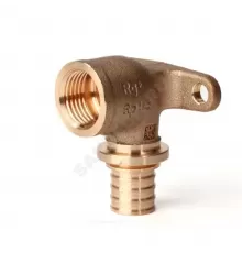 Водорозетка для PE-X труб аксиальная бронза Дн 20х1/2" ВР RX+ Рехау 14563593001