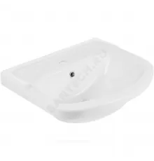 Умывальник мебельный Акватон 52 1 отверстие под смеситель по центру белый Santeri 1.3120.1.S00.11B.0