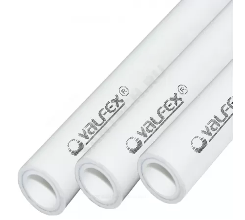 Труба PP-R белая арм алюминием Дн 32х5,4 Ру25 SDR6 Т<90С L=2м VALFEX 101040322 .