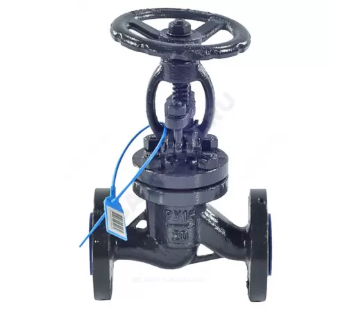 Клапан запорный сталь 15с65нж Ду 125 Ру16 Тмакс=425 оС фл HJCN