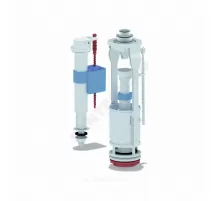 Арматура для бачка сливная/наливная 3/8" нижнее подключение кнопка хром 1/реж АНИ Пласт WC8530C