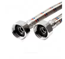 Подводка гибкая для воды нержавеющая оплетка 1/2" г-г L=3.5м VALFEX S/S 350сm В-В