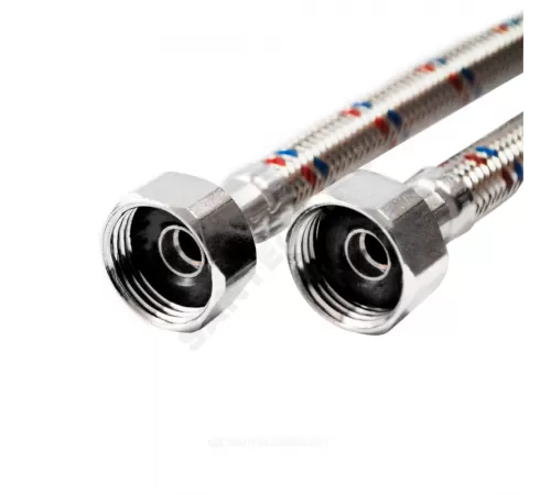 Подводка гибкая для воды нержавеющая оплетка 1/2" г-г L=3.5м VALFEX S/S 350сm В-В