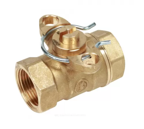 Клапан регулирующий латунь R276 зональный Ду 20 ВР G3/4" без привода Giacomini R276Y004