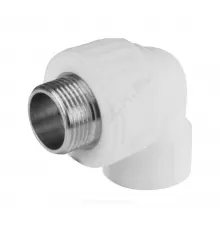 Угольник PP-R комбинированный белый Дн 32х1" НР PRO VALFEX 10126032-PRO