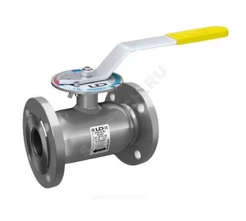 Кран шаровой балансировочный ручной сталь Regula Ду 15 Ру40 фл полнопроходной без ниппелей LD КШ.Ц.Ф.Regula.015.040.П/П.02