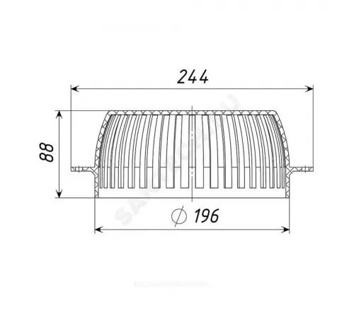 Листвоуловитель PP Дн 196 Татполимер ТП-72.У.100