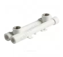 Планка (настенный комплект) PP-R монтажная универсальная белая Дн 20х1/2" ВР RTP (РосТурПласт) 14185