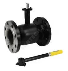 Кран шаровой сталь 09Г2С Ballomax КШТ 61.103 Ду 125 Ру25 фл L=325мм под электропривод с рукояткой ISO F07 BROEN КШТ 61.103.125.А.25