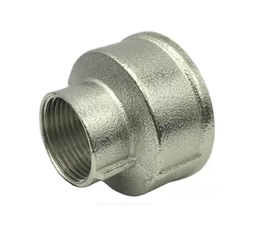 Муфта латунь никель переходная Ду 25х20 (1"х3/4") ВР/ВР SantechSystems