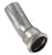 Отвод сталь нерж AISI 316L 45гр Дн 15 Ру16 пресс/труба Inoxpres RM 181015451C