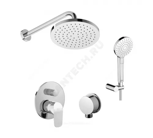 Смеситель встраиваемый для ванны с душем одноручный CERAFLEX Ideal Standard BC447AA