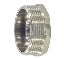 Футорка латунь никель Ду 50х32 (2"х1 1/4") НР/ВР SantechSystems