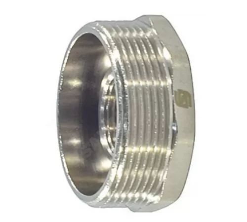 Футорка латунь никель Ду 50х32 (2"х1 1/4") НР/ВР SantechSystems