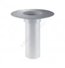 Элемент надставной Дн 125 с уплотнительным резиновым кольцом, высотой 345мм HL 65P