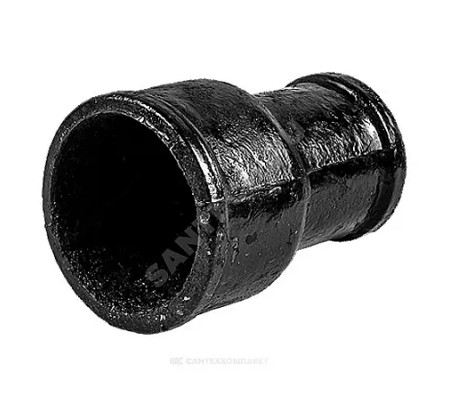 Патрубок чугун канализационный Ду 100х50 б/н ГОСТ 6942-98 переходной