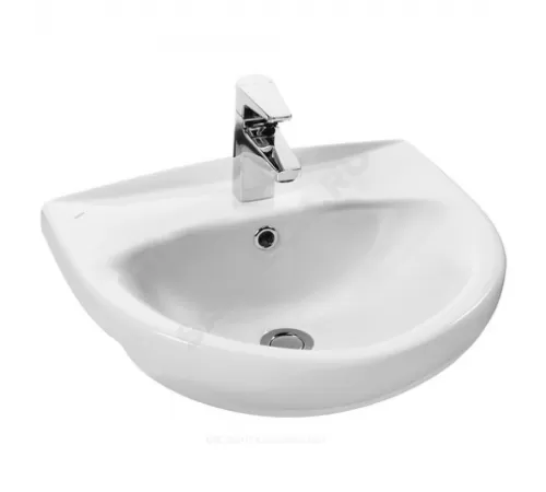 Умывальник мебельный Канны 50 1 отверстие под смеситель по центру белый Santek 1.WH11.0.243