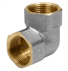 Угольник латунь никель Ду 20 (3/4") ВР/ВР 9001 ГОСТ 32585-2013 Aquasfera 9001-02