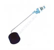 Арматура для бачка наливная 1/2" клапан мембранный боковое подключение металлическое коромысло РБМ 20