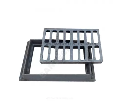 Дождеприемник чугун ДМ (малый) С250 прямоугольный m=58кг h=91мм ДМ(С250)-2-31х49 ГОСТ 3634-2019