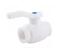 Кран шаровой PP-R полнопроходной белый Дн 90 внутренняя пайка RTP (РосТурПласт) 32976