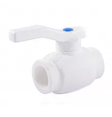 Кран шаровой PP-R полнопроходной белый Дн 110 внутренняя пайка RTP (РосТурПласт) 32977