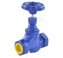 Клапан запорный чугун 201A Ду 40 Ру16 Тмакс=200 оС ВР со штурвалом сальниковый Zetkama 201A040C00