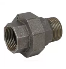 Соединитель прямой американка чугун Ду 15 (1/2") ВР/НР Fittex