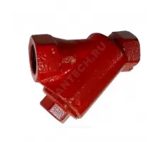 Фильтр магнитный сетчатый Y-образный чугун Ду 40 Ру16 1 1/2" ВР ФММ с пробкой Луидор