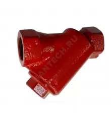 Фильтр магнитный сетчатый Y-образный чугун Ду 40 Ру16 1 1/2" ВР ФММ с пробкой Луидор