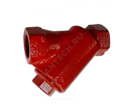 Фильтр магнитный сетчатый Y-образный чугун Ду 40 Ру16 1 1/2" ВР ФММ с пробкой Луидор