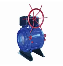 Кран шаровой сталь 11с67п Ду 250 Ру16 фл L=450мм с редуктором полнопроходной Маршал СФ.00.3.016.250